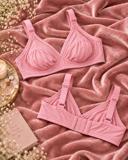 Summer Queen Soft Cotton Bra  Everyday Comfort with Elegant Style