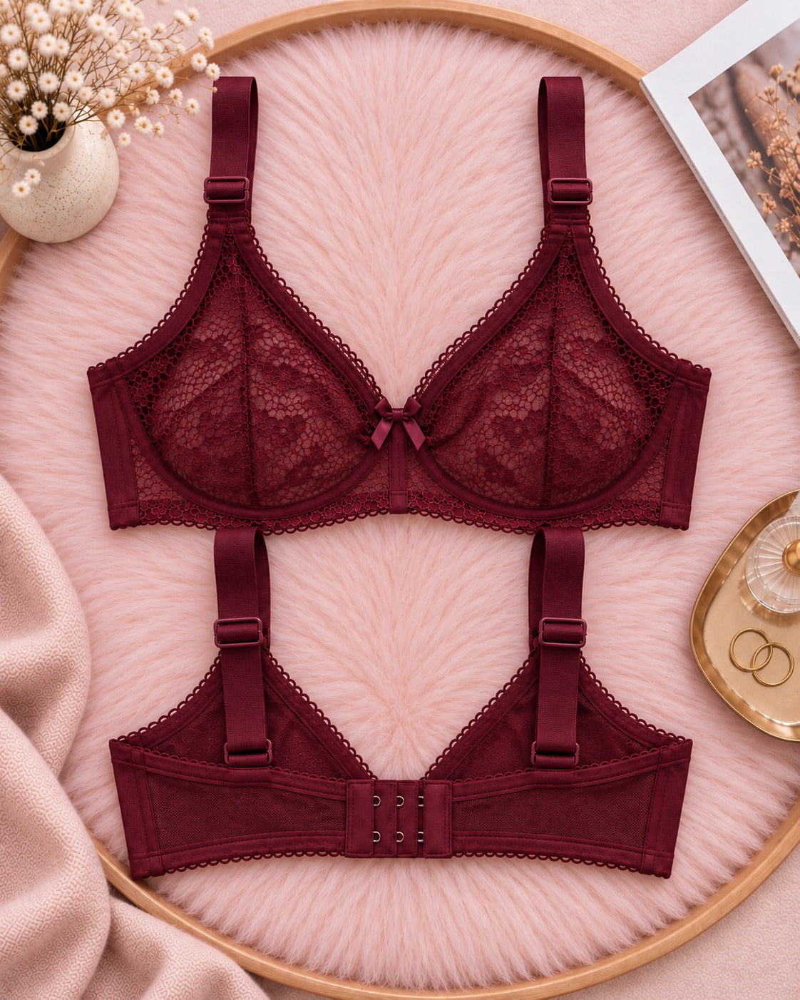 Full Net Comfort Bra Soft Support for Everyday Confidence