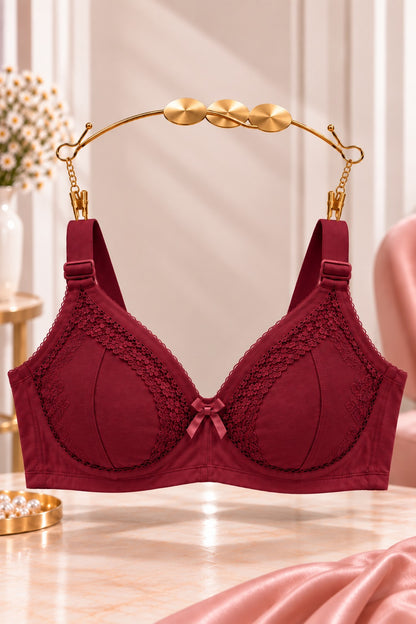 China Embroidered Full Coverage Comfort Bra for Women