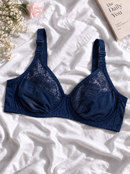 Half Net Comfort Bra Soft Support for Everyday Confidence